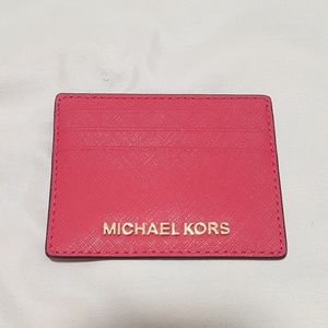 Michael Kors Jet Set Travel Saffiano Card Holder